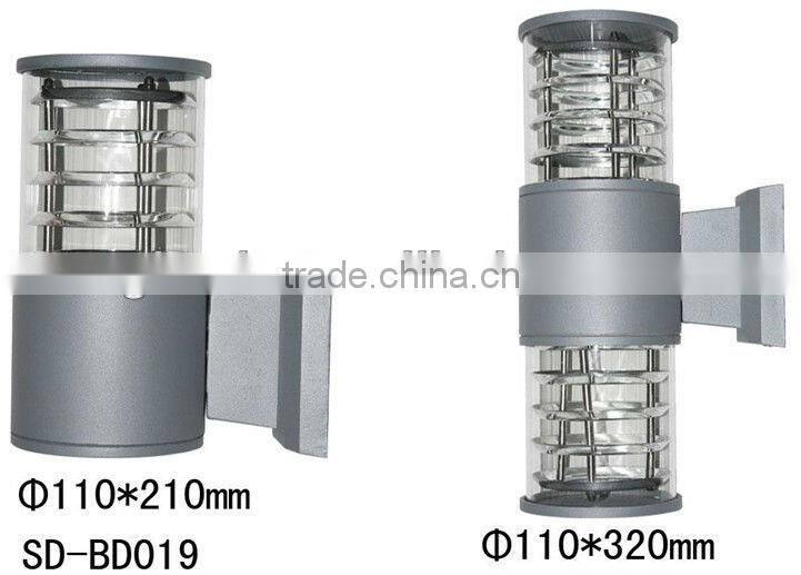 60W aluminum ip65 outdoor grille up and down wall light