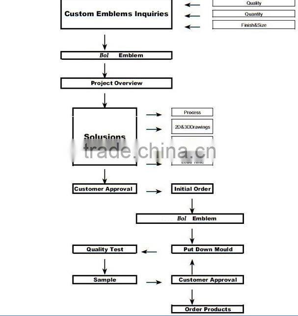 Chrome Plastic Custom sports car badges