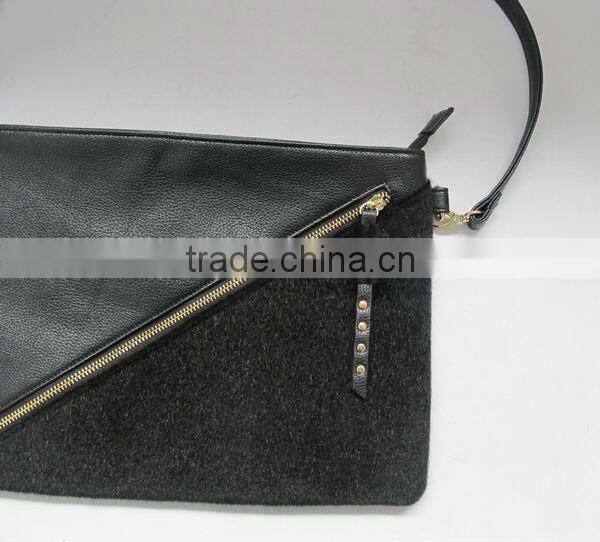 Fashion fur clutch lady shoulder bag 2013
