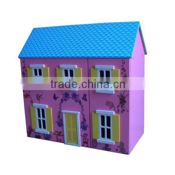 pink small preschool educational wooden toy