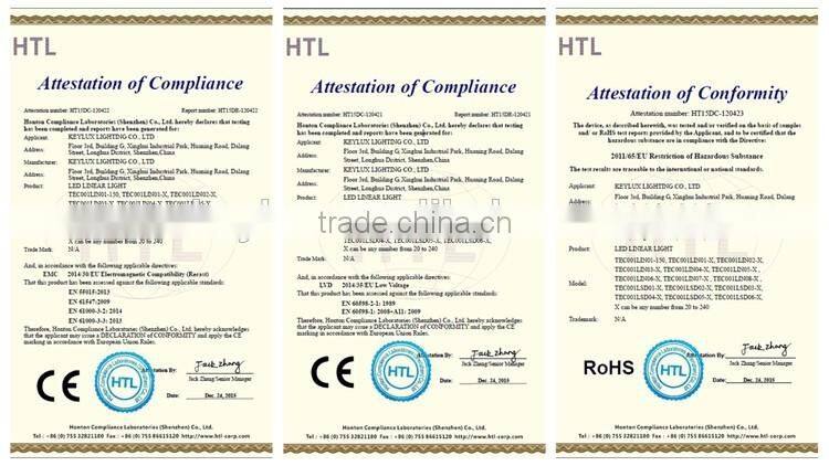 hot sale 20w led linear light alu. tube light from china used for shopping mall office