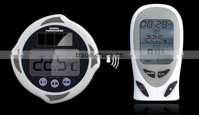 Poolstar P1540 wireless digital solar thermometer wireless thermometer hygrometer