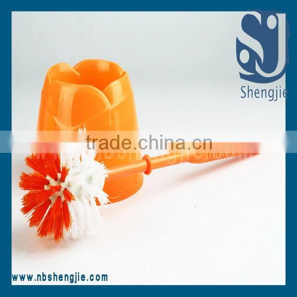Trade Assurance Hot Selling Cheap Cleaning Clear Plastic Toilet Brush with Holder
