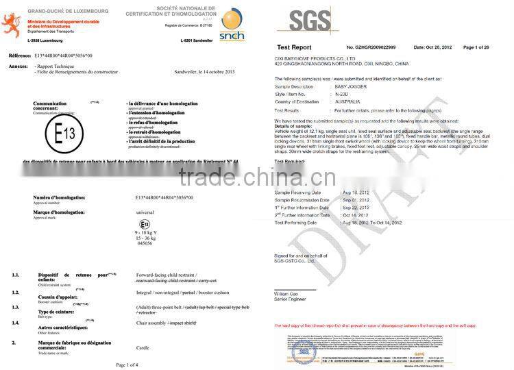 mesh cloth and HDPE Material and Child Seat funny Type baby car seat