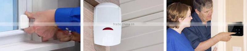 2016 innovative LCD display support OEM service ip camera wireless gsm alarm