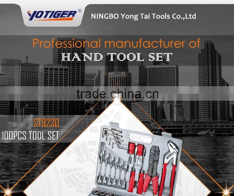 100Pcs Socket Wrench Tool Set, Auto Maintenance Workshop Tools Kit