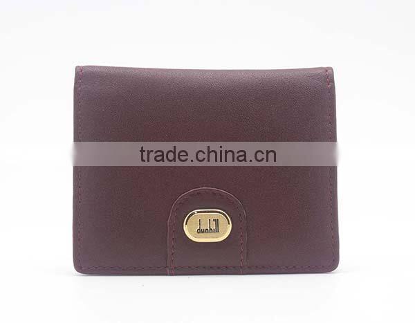 folding leather coin purse