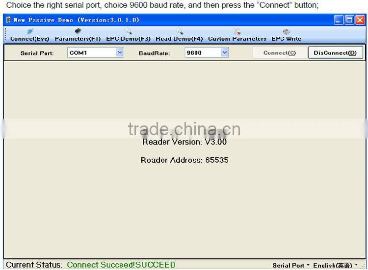 IP55 Splash Proof 15m passive ISO18000-6C wiegand long distance uhf reader