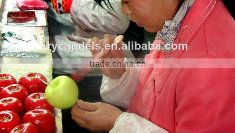 Handicraft fruit candle