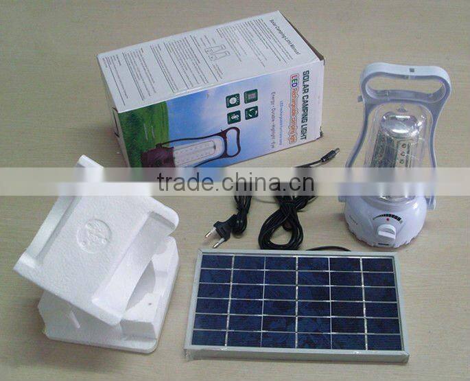 solar LED Rechargeable camping light
