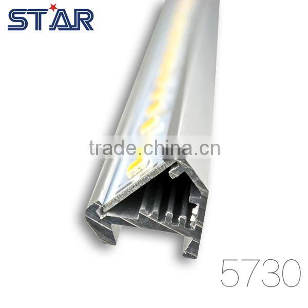 12v/24v Aluminum profile LED Rigid Bar 5730 60led/m Warm white V shape