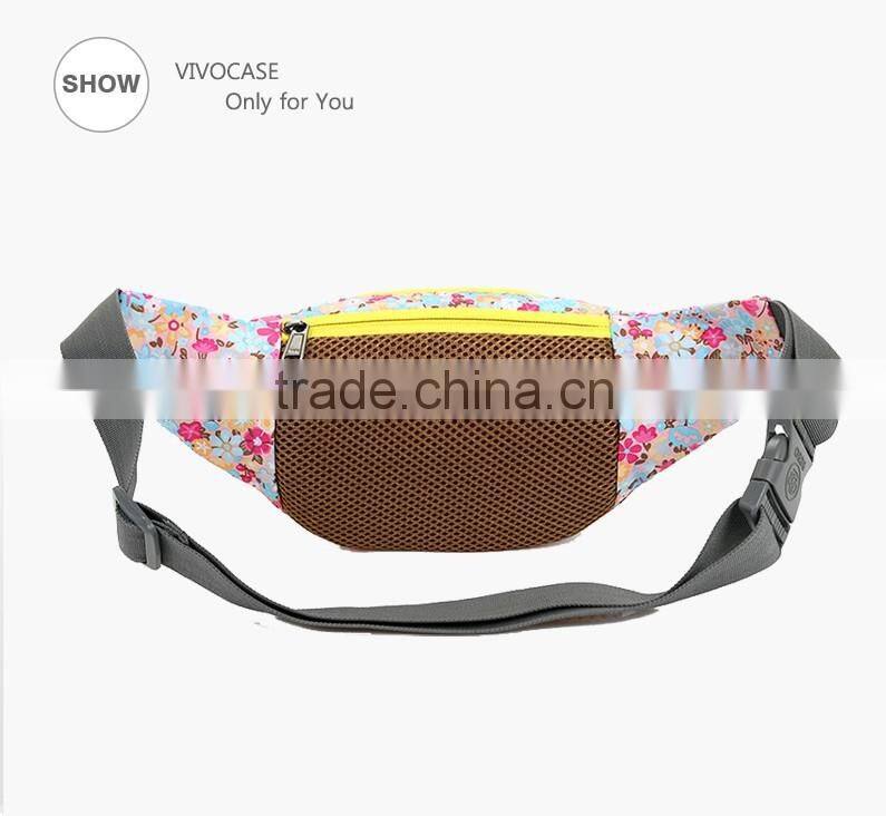 Sports waist bags outdoor running bag lady makeup waist sports bag
