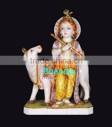 shree krishna marble statue