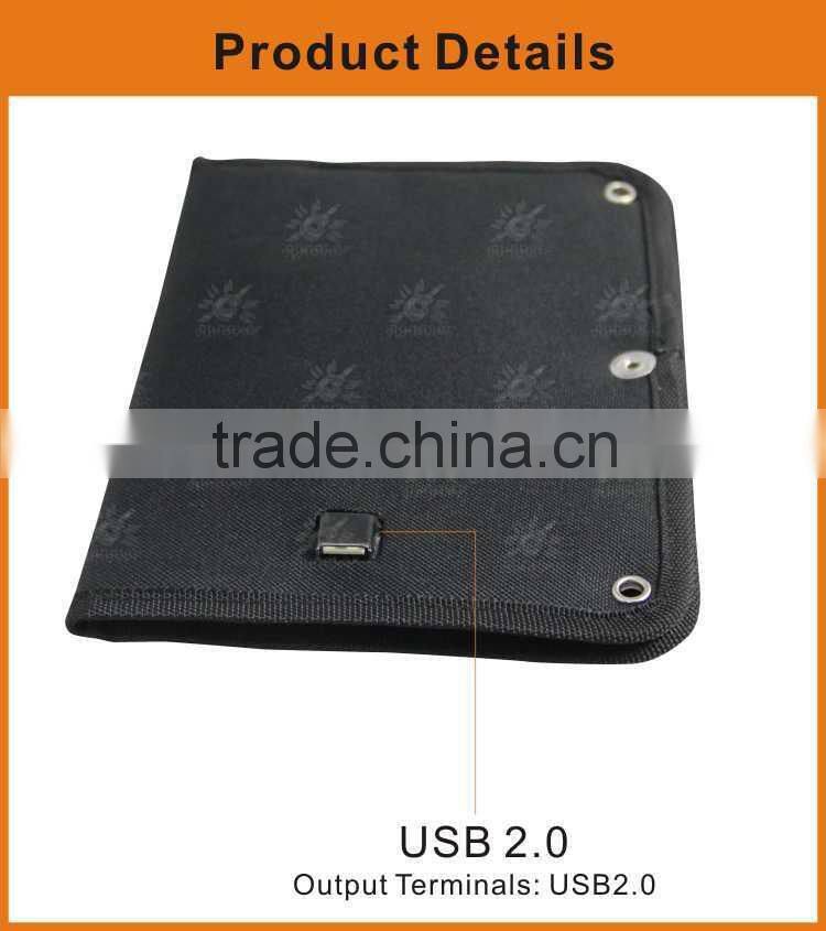 6W Portable Universal Folding Solar bag for travling hiking outdoor