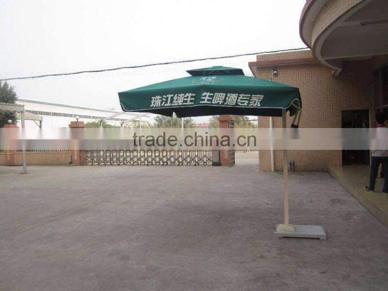 Factory whosale cantilever hanging patio umbrella