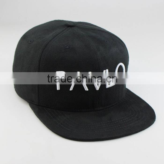 custom embroidery 6 panel fitted snapback hat and cap
