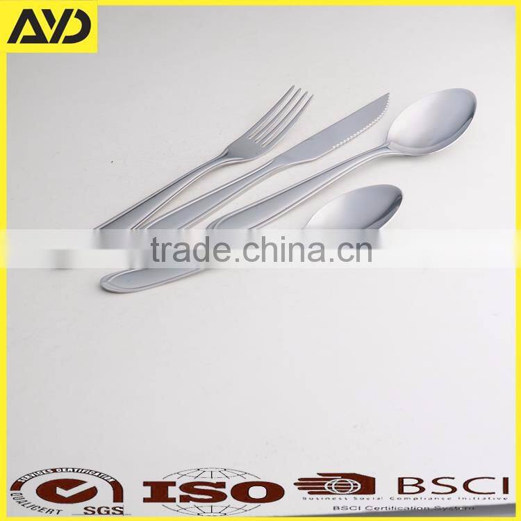 International Silver Kensington Stainless Steel Flatware 24 Piece Set