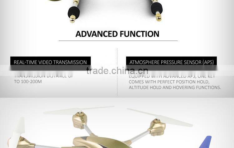 New product Headless Mode One Key Return RC hexacopter With HD camera Atmosphere Pressure Sensor (APS)