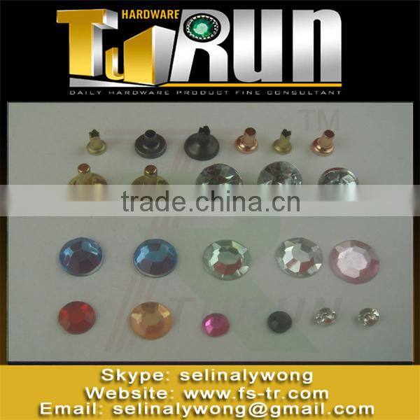 Classic chinese hardware exporter copper clothing stud rivet