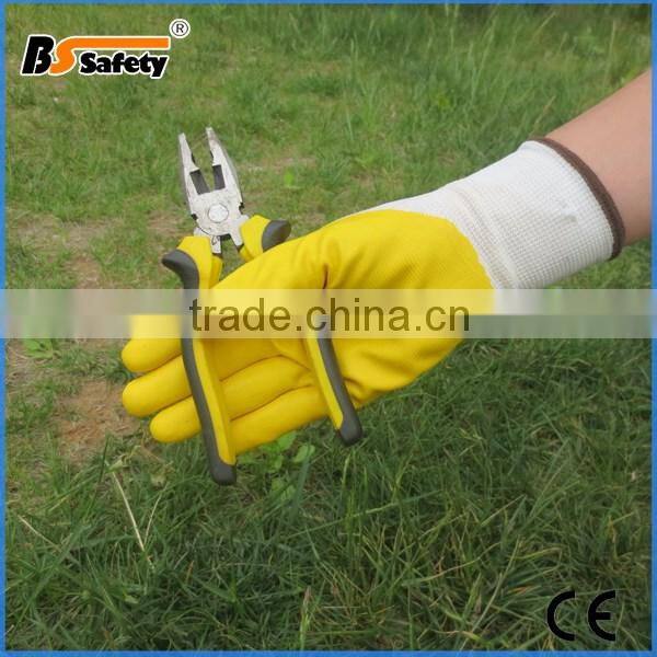 BSSAFETY 3/4 nitrile coated oil resistant industrial working gloves