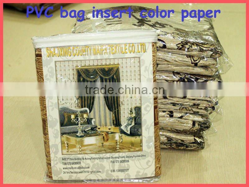 2016 Hot Sale More Color Available Stripe Voile Ready Made Crushed Fabric Sheer Curtain