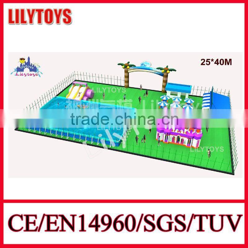 water park projects,outdoor giant inflatable fun city,inflatable amusement water park,inflatable fun land