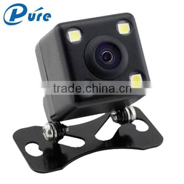 Cheap Universal Car Rear View Mirror Camera with Parking Sensor 170 Degree Wide Angle 12V DC