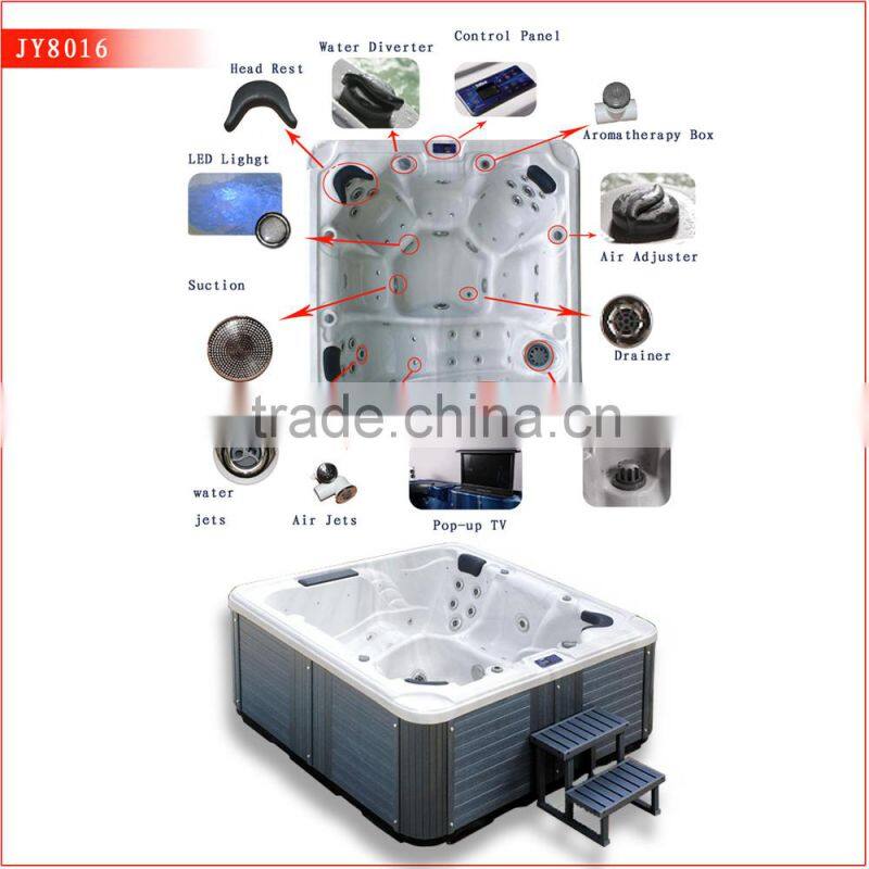 Whirlpool Massage Center Drain Location swimming spa