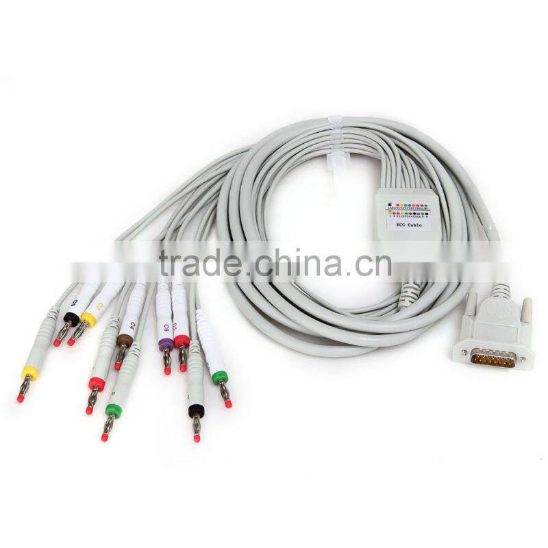 2015 CE&ISO Cheap Price High Quality 12-lead Resting Computer Based PC-ECG Price Software Win 7 System+CardioScape-Shelly