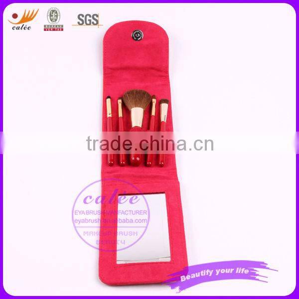 China red natural and nylon hair import makeup brushes