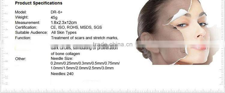 2016 Flagship ! 240 roller cosmetics dts microneedle roller for eye treatment