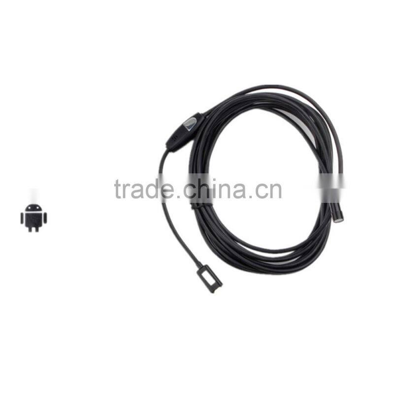 6 LED 7mm Lens Android Endoscope Waterproof Inspection Borescope Tube Camera 3.5M Length