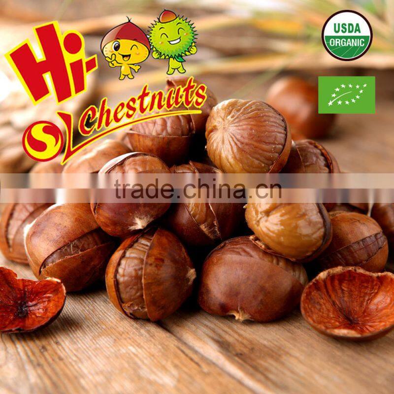 Roasted Ringent (Inshelled) Chestnuts Ready to eat chestnuts snacks