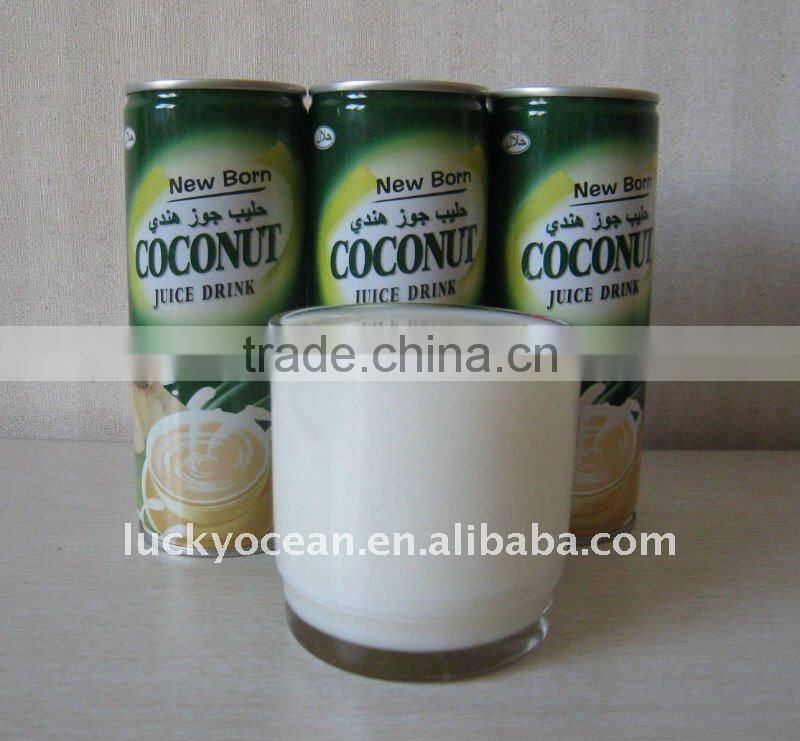 young coconut canned drink juice