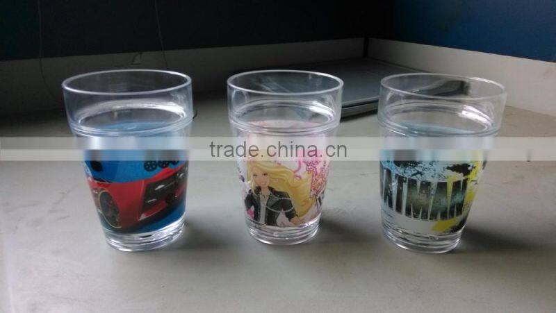 Double Wall Water Glitter Cup