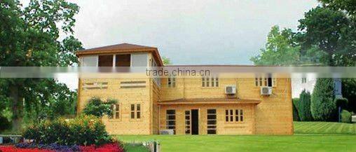 Big prefabricated wooden house