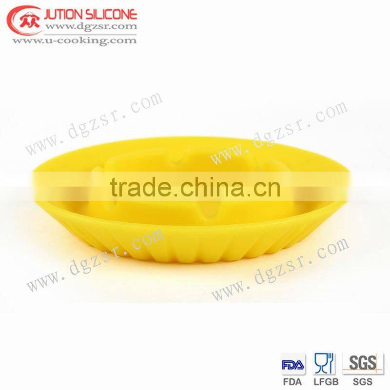 2012 Chirstmas gift cute Silicone rubber silicone ash bin