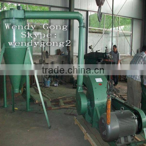 2016 new 9FH-600 wood sawdust crusher with cyclone