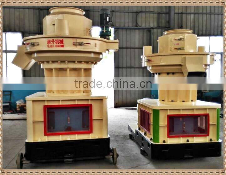 Newly CE soft hard wood pellet mill for sale , 1 ton per hour wood pellet machine with best price