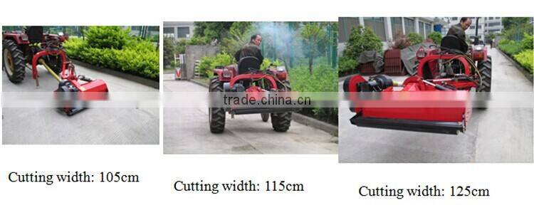 Professional 4 wheel tractor flail mower for 20-30 HP Tractors