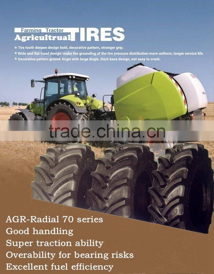 Top quality China Radial agriculture tire / agricultural radial tyres 580/70R38 for farm tyre