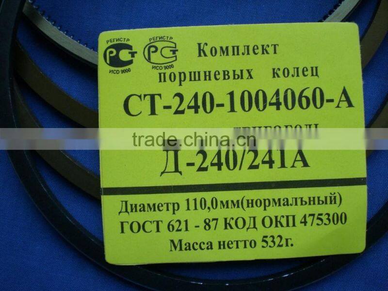 Hot sale KAMAZ YAMZ piston ring 236-1004002-A4