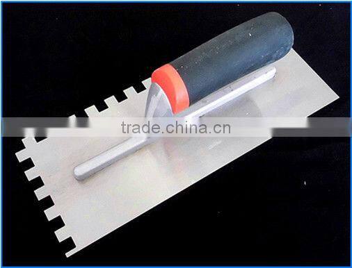 Rubber plastic handle plastering trowels