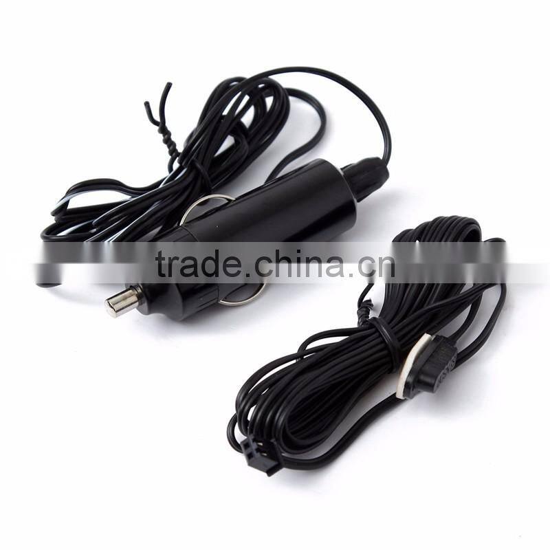 Brand New 12-24V Digital Auto Car Thermometer + Car Battery Voltmeter Voltage Meter Tester Monitor + Noctilucous Clock