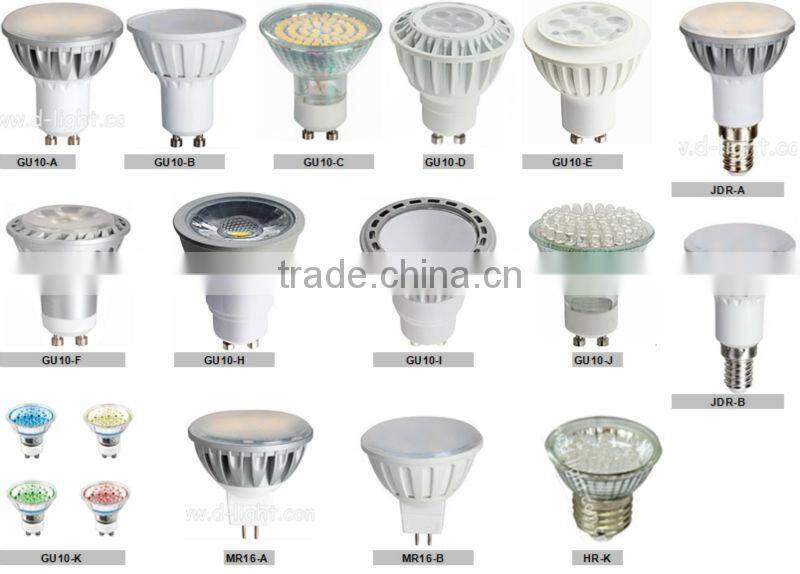 Top quality HR E27 1.5w spot light AC220-240V