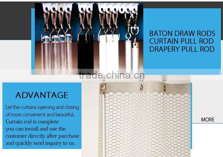 Non-conductive thermal insulation classical curtain pull stick
