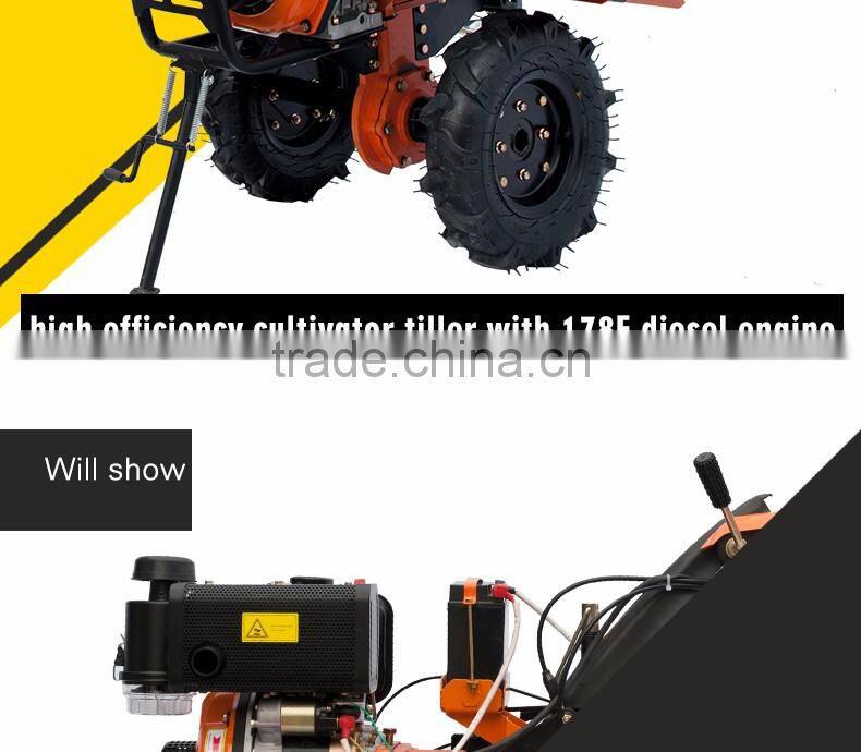 BSD1050DE Chongqing Aerobs portable machine chinese handle cultivator rotary tiller machine for agriculture