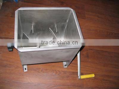 Hot Selling! 20LB Manual Stainless Steel Meat Mixer,Meat Mixing Machine