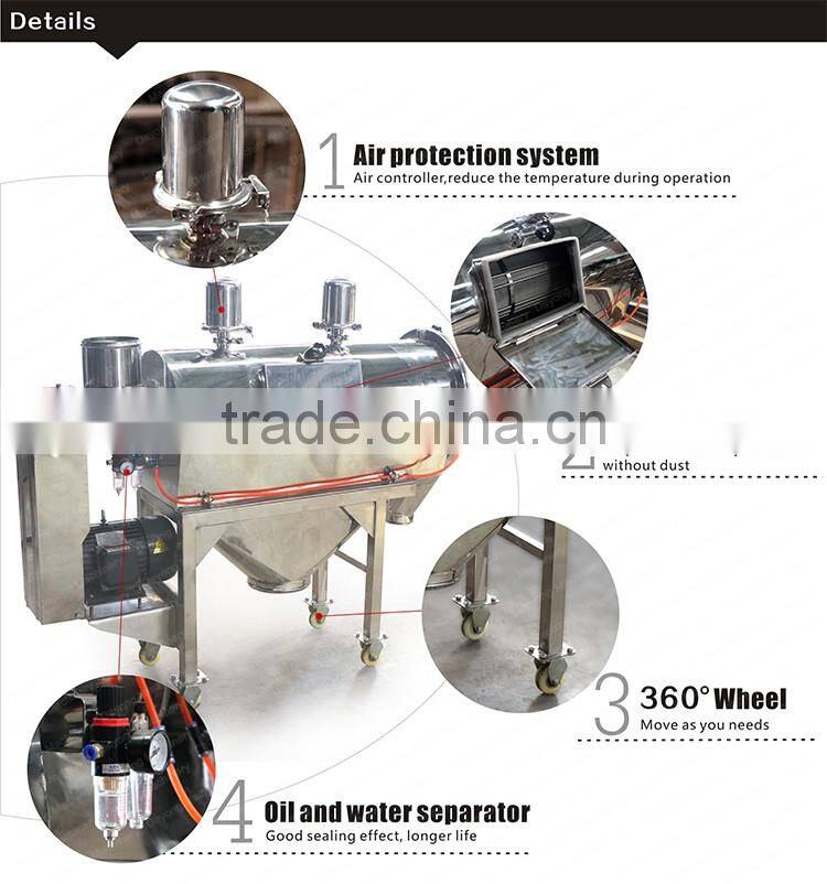 Air flow sieve for Tapioca flour powder