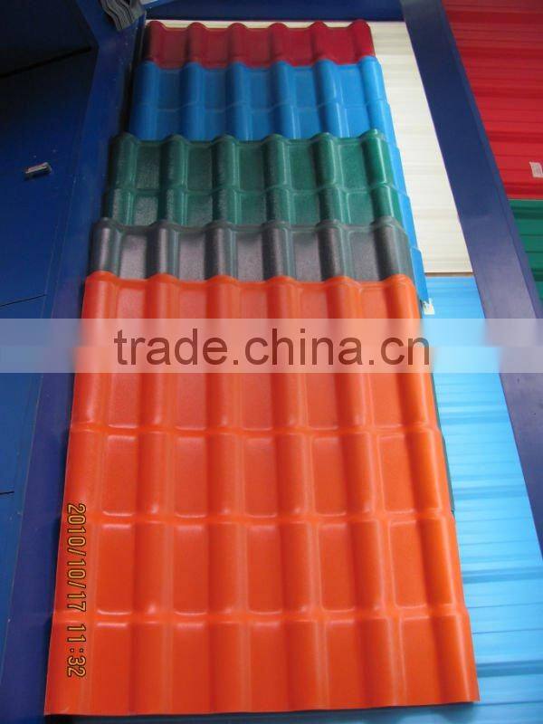 Guangzhou China PVC tiles for sale, PVC celling ties for factory construction,PVC trapezoidal sheet